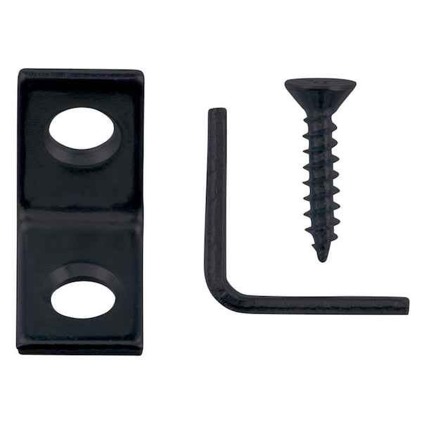 Homepage 0.75 x 0.75 x 0.75 in. Black Steel Inside L Corner Brace, 25PK HO2738989 - main